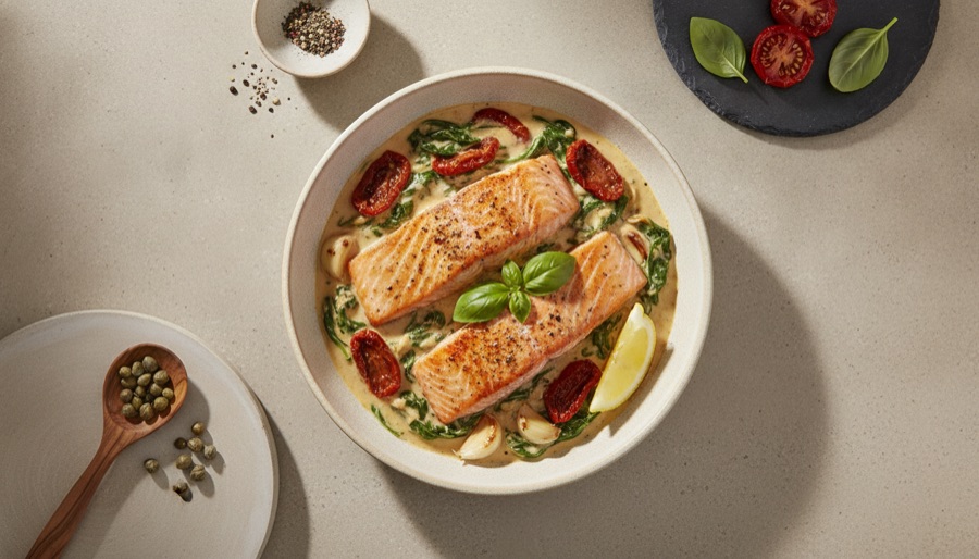 Creamy Tuscan Salmon