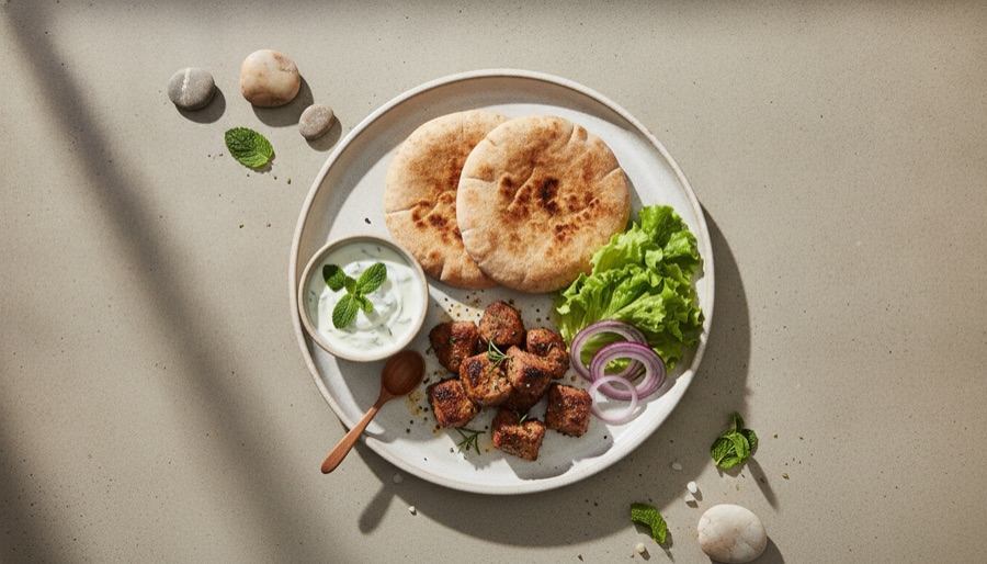Turkish-Style Lamb Pita