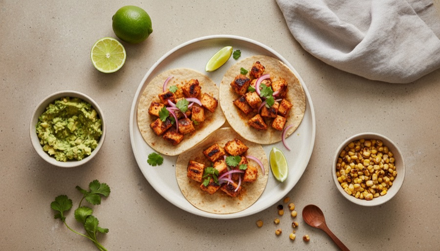 Pollo Asado Tacos