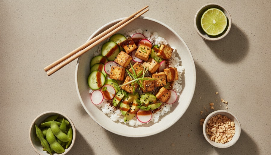 Tofu Poke Bowl