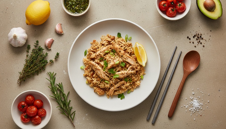 Pressure Cooker Chicken and Rice