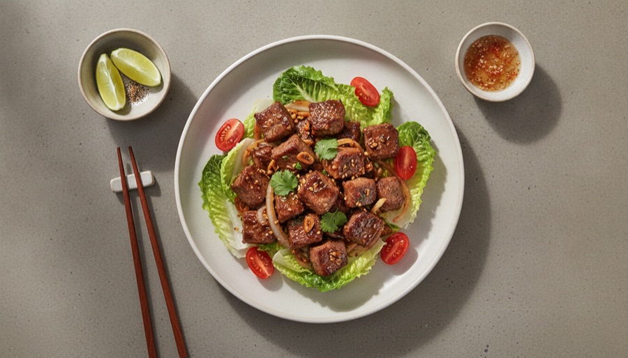 Vietnamese Shaking Beef (Bo Luc Lac)