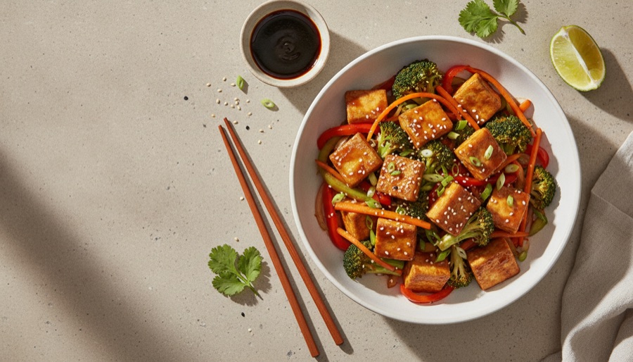 Teriyaki Tofu Stir-Fry