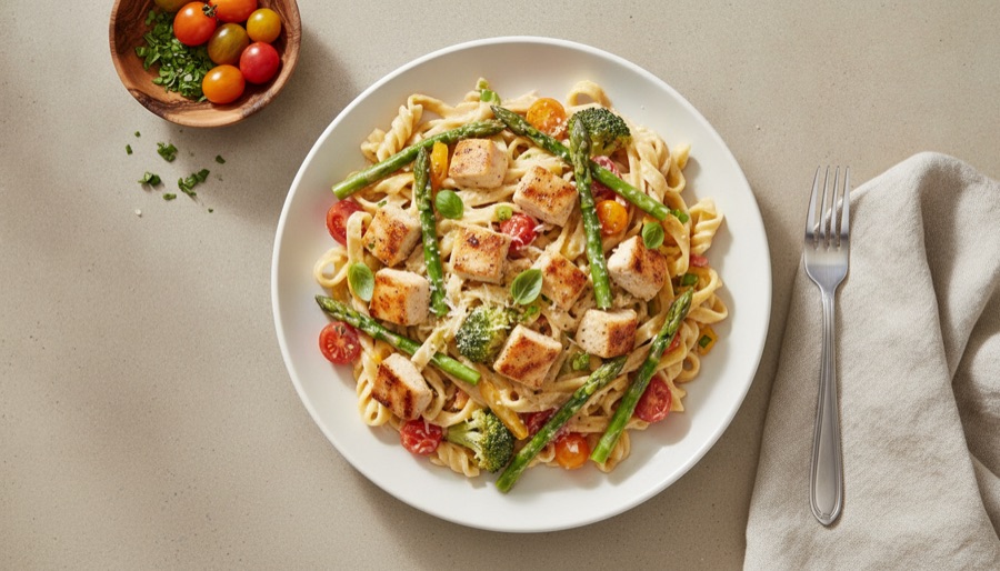 Chicken Alfredo Primavera
