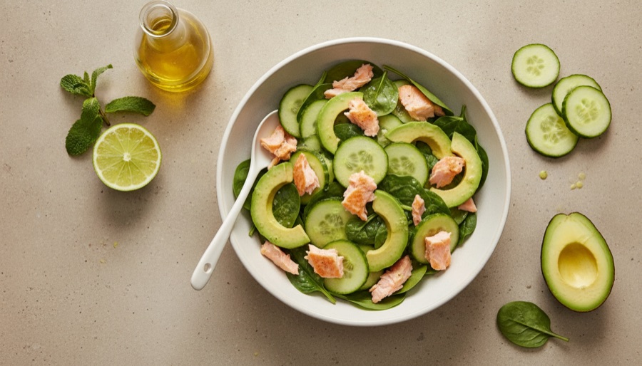 Salmon Avocado Salad