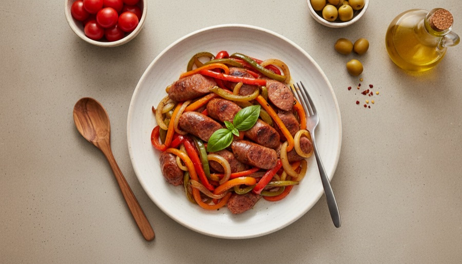 Italian Sausage with Peppers and Onions