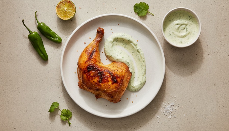 Pollo a la Brasa with Aji Verde