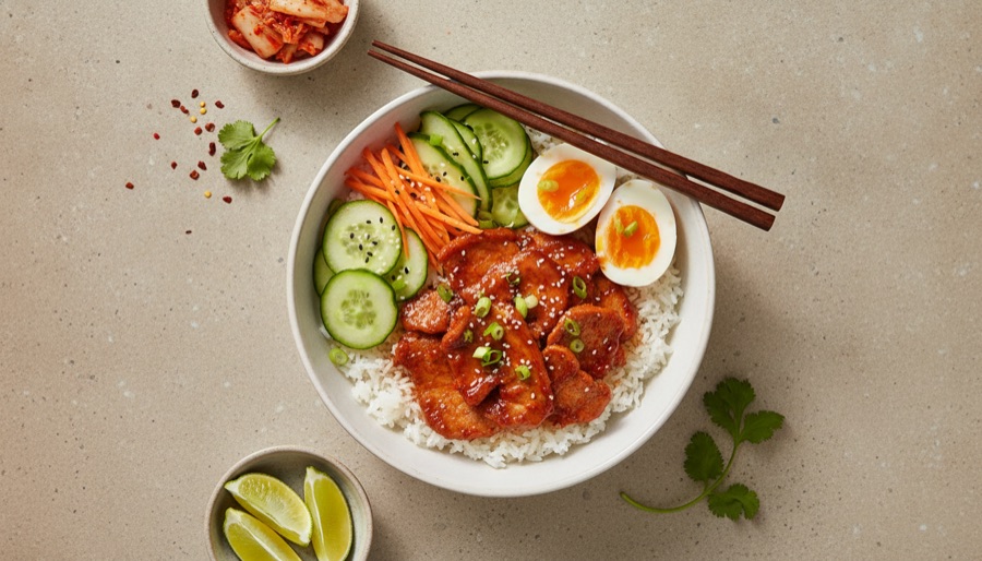 Spicy Korean Pork Bowl