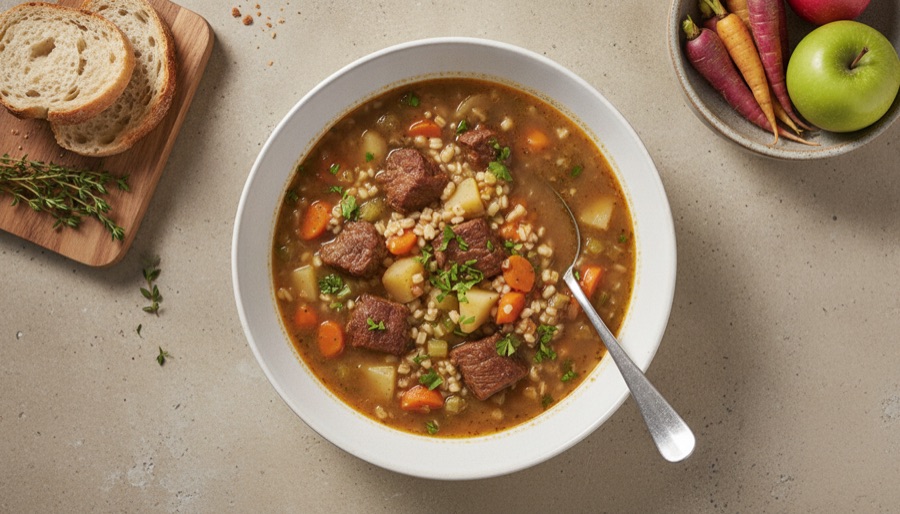 Hearty Beef Barley Soup
