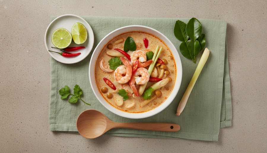 Tom Yum Soup with Shrimp