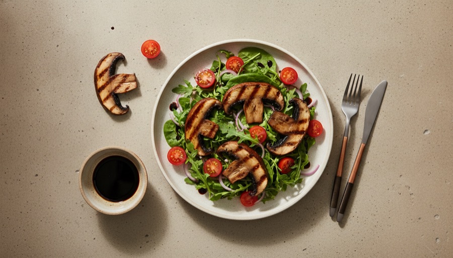 Grilled Portobello Salad