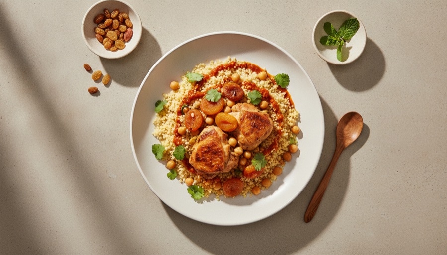 Moroccan Chicken Couscous