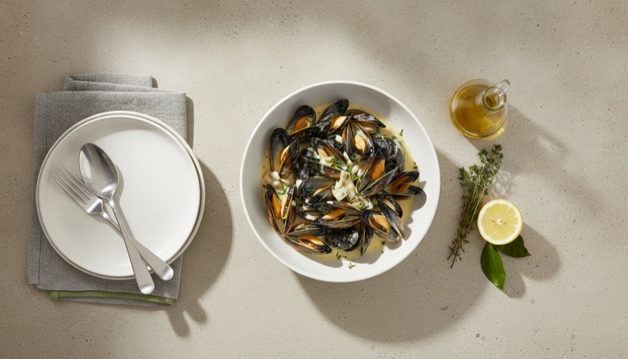 Mussels in White Wine Sauce