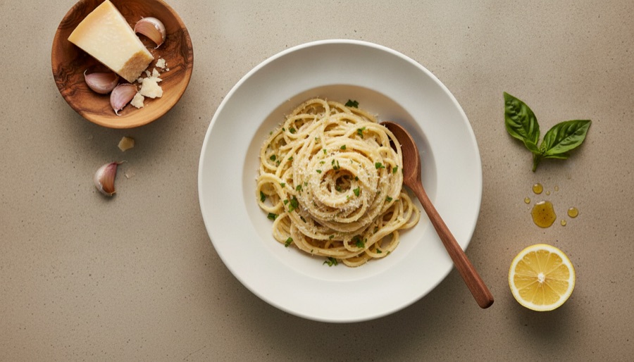 Garlic Parmesan Pasta