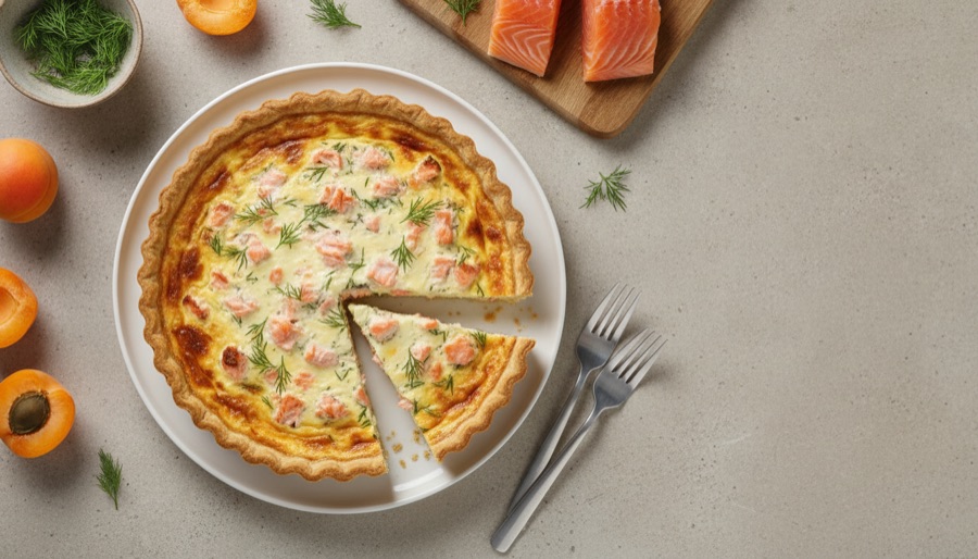Salmon Quiche