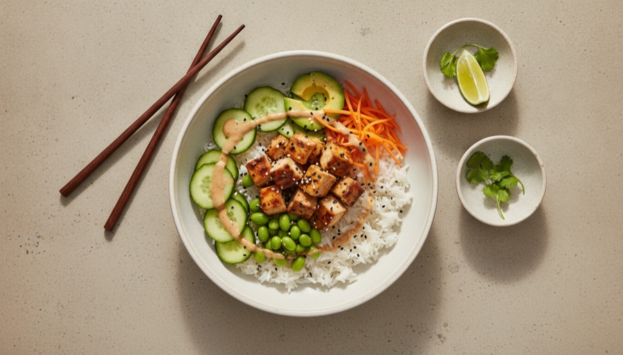 Chicken Poke Bowl