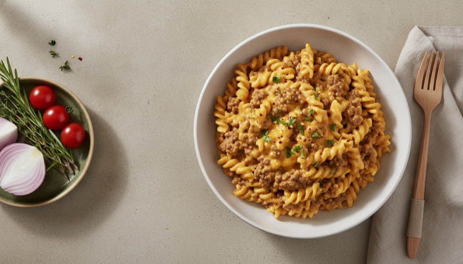 Hamburger Helper Style Beef Pasta