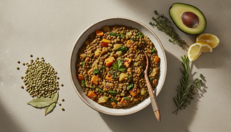 Hearty Lentil and Vegetable Stew