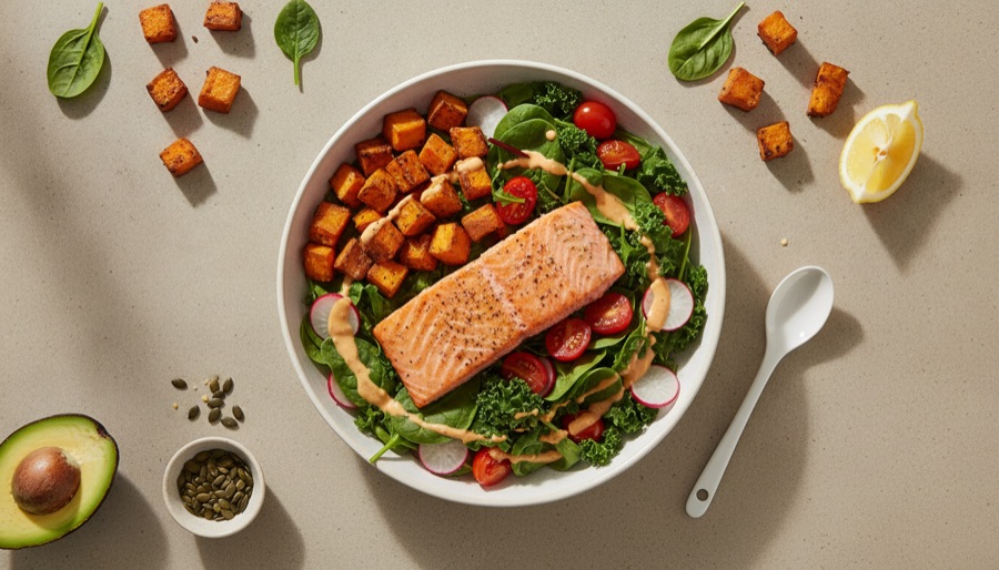 Salmon Harvest Bowl