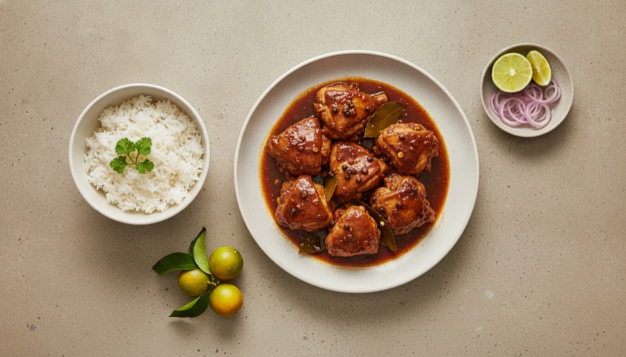 Pressure Cooker Chicken Adobo