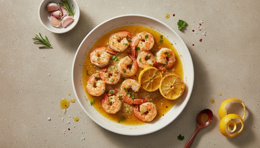 Baked Shrimp Scampi