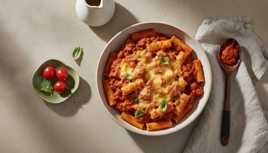 Baked Rigatoni with Sausage