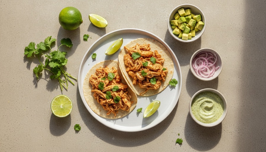 Slow Cooker Chicken Tacos