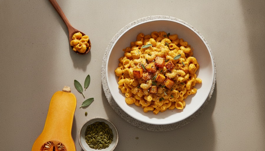 Butternut Squash Mac and Cheese