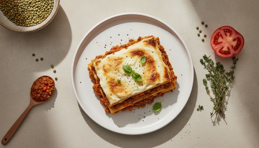 Vegan Lentil Lasagna