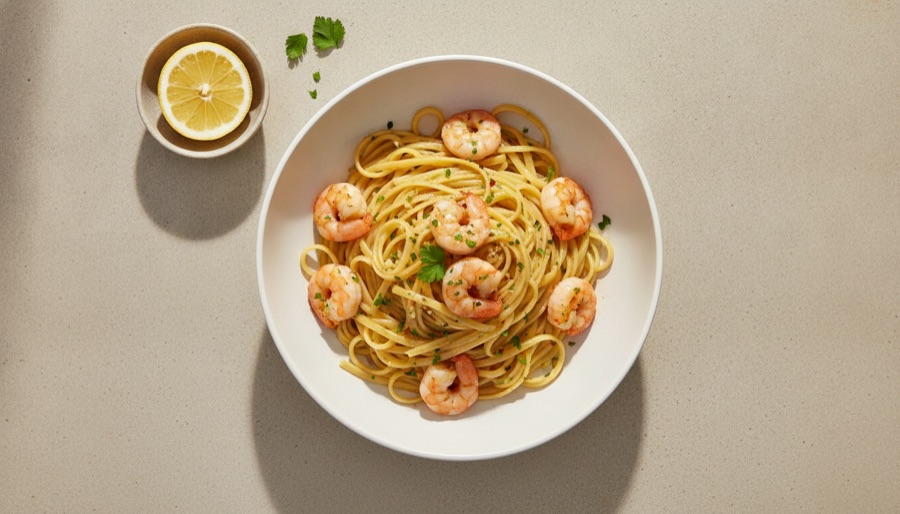 Shrimp Scampi Pasta