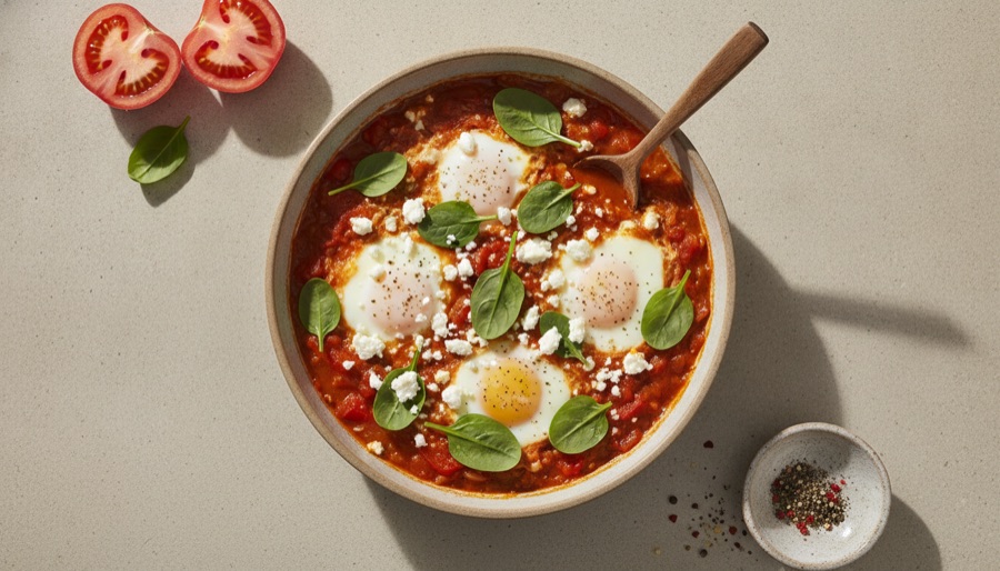 Shakshuka with Feta Cheese