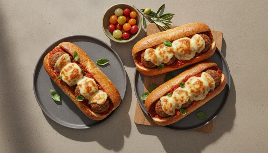 Turkey Meatball Subs