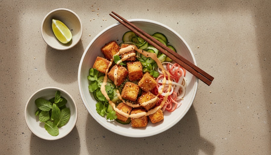 Tofu Banh Mi Bowls