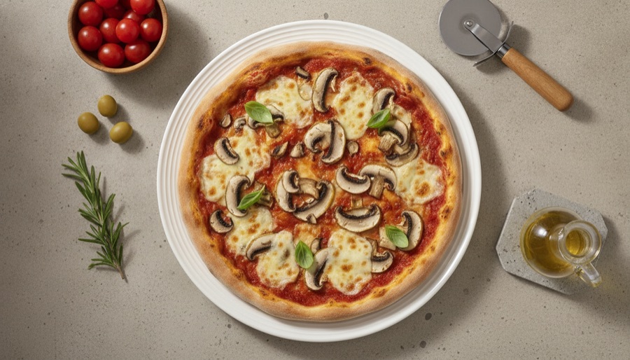 Mushroom Pizza