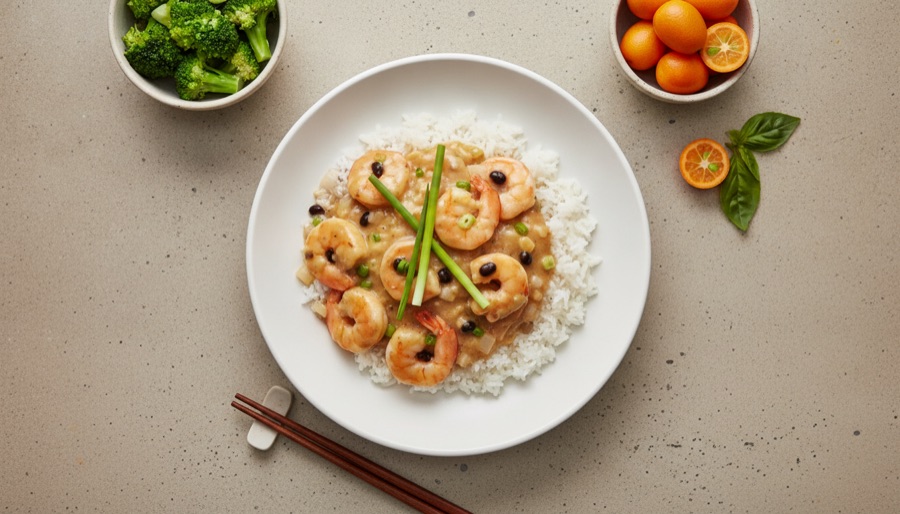 Shrimp with Lobster Sauce