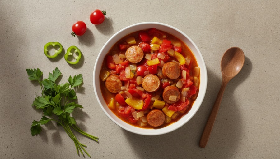 Hungarian Lecso with Sausage