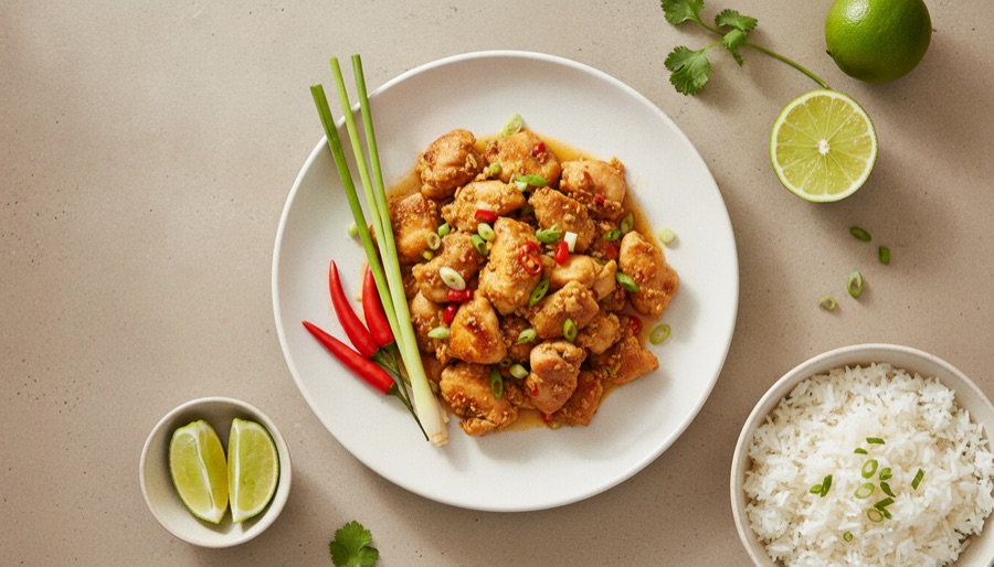 Ga Xao Sa Ot (Lemongrass Chicken Stir-Fry)