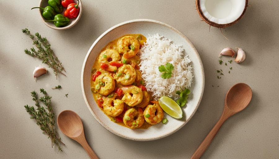 Jamaican Curry Shrimp
