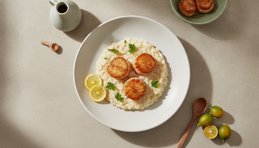 Scallop Risotto