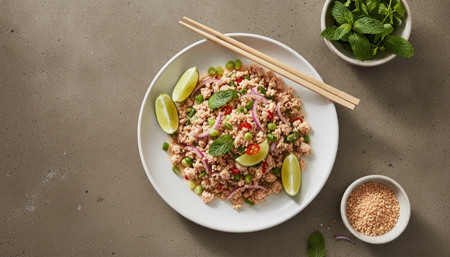 Larb Gai (Minced Chicken Salad)