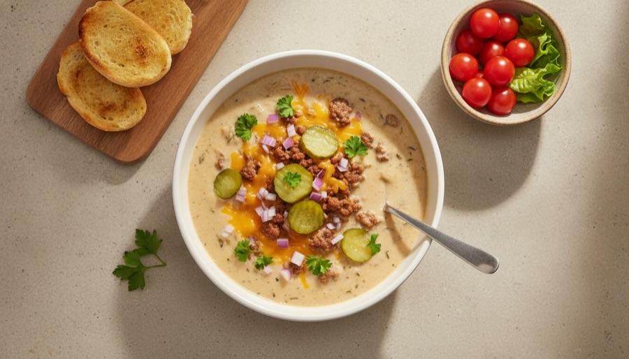 Cheeseburger Soup