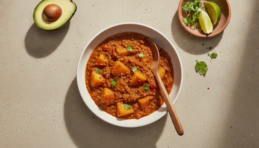 Lentil and Potato Curry